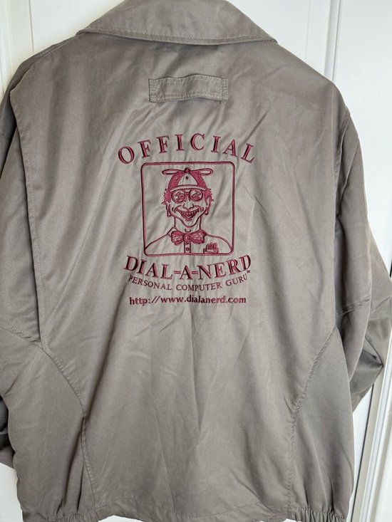 Sportsmaster club collection Other - Vintage Dial A Nerd Sportsmaster Tech Jacket USA Made Computer Guru L